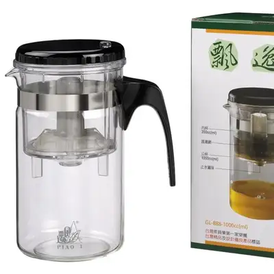 簡易茶器 1000cc(ティーポット)-台湾正規品 表意配 PIAO I ティーポット