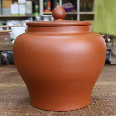 Zisha Tea Container (Double-Wall) #7 / Tea Jar / Tea Storage Vessel / Zisha Pot