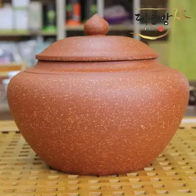 Purple Clay Tea Storage Jar (Double-Walled) 3-1 Size / Tea Canister / Tea Storage Container / Purple Clay Pot