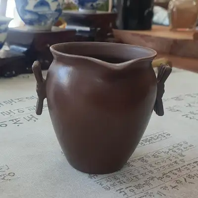 Taiwan Sanxi Zisha Mini Teapot with Fairness Pitcher