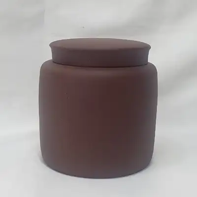 Zisha Tea Jar (Double Lid) 2024-09 Tea Container Pu-erh Tea Storage Zisha Vessel