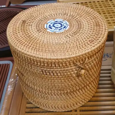 Premium Handmade Pu-erh Tea Storage Case (Large) - 7 Cake Capacity - Deng Ye Tea Caddy