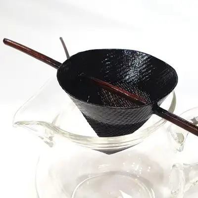 Horsehair Cone Tea Strainer Handcrafted by Master Artisan - Premium Gift for International Appreciation