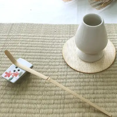 Matcha Whisk Set of 4 - Whisk Holder, Matcha Scoop, Rest, and Stand