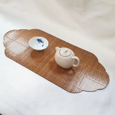 Bamboo Double-Layer Cloud-Shaped Table Mat (Large)