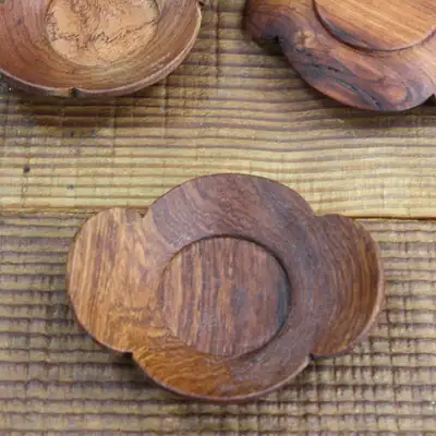 Rosewood Cloud Teacup Coaster Solid Wood