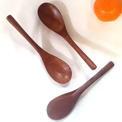Wooden Spoon 1pc Natural Wood Udon Spoon