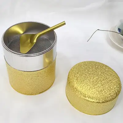 Japanese Matcha Sifter - Gold and Silver