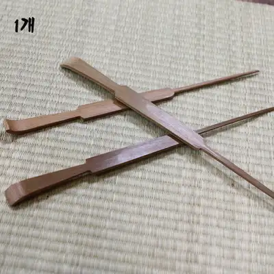 Tea Scoop Needle Combination Tool (1pc) / with Scraper Function
