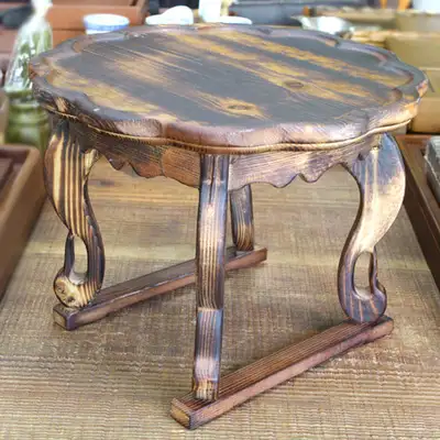 Pine Wood Folding Table 30 (Medium) / Dasik Tea Table Personal Tea Table for Tea Ceremony Class