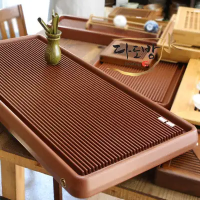 Solid Wood Tea Tray 5080 / Multi-Compartment Tea Mat