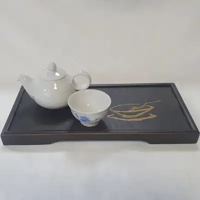 Maehwa Jikdaban Wooden Tray Dessert Serving Tray Tea Ceremony Tableware Cafe Supplies