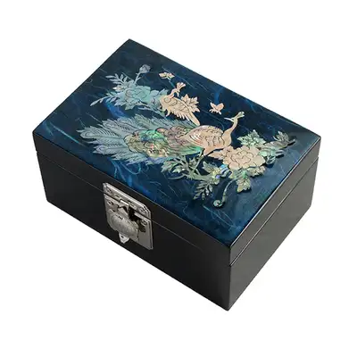Direct Jewelry Box (Large) - Peacock (Blue)