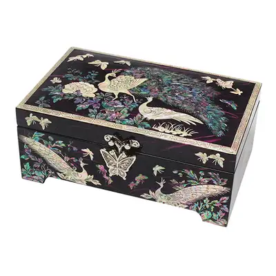 Size 6 Single-Tier Jewelry Box - Peacock Purple