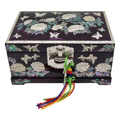 Hanji No. 7 Two-Tier Peony Dowry Box