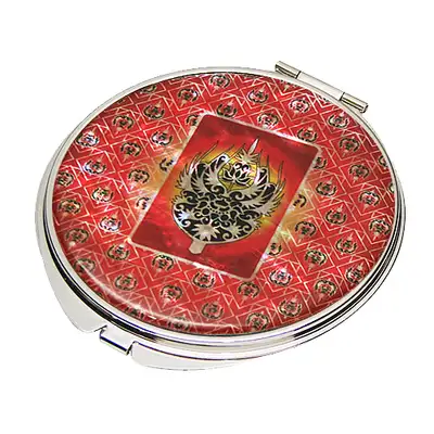 贝壳手镜 武宁王冠装饰