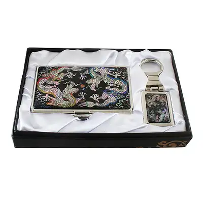 螺鈿名刺キー2種 双龍
