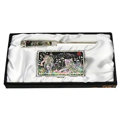 螺钿名片夹 2种 白虎款