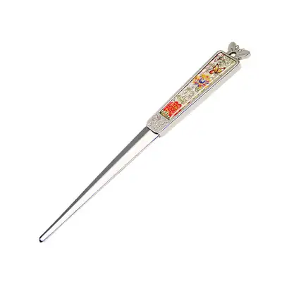 Letter Opener Peony Butterfly White