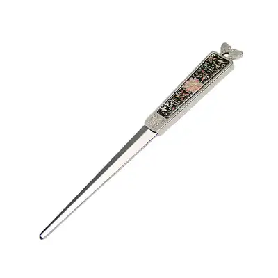 Letter Opener Knife with Trailing Vine Pattern