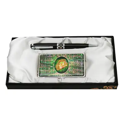 Mother-of-Pearl Ballpoint Pen & Business Card Set - Sumagsae (2-Piece)