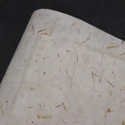 Natural Ginkgo Leaf Mulberry Paper (5 sheets)