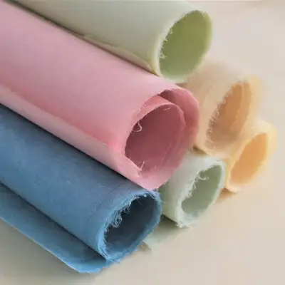 漆染韓紙 6色組合 (35 x 70cm)