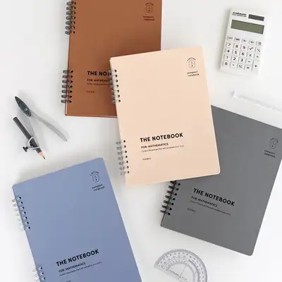Compact A5 Math Notebook
