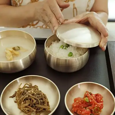 Myeongseong Yugi Bangja Hapsikgi Wonyang Set - Brass Bowl Set