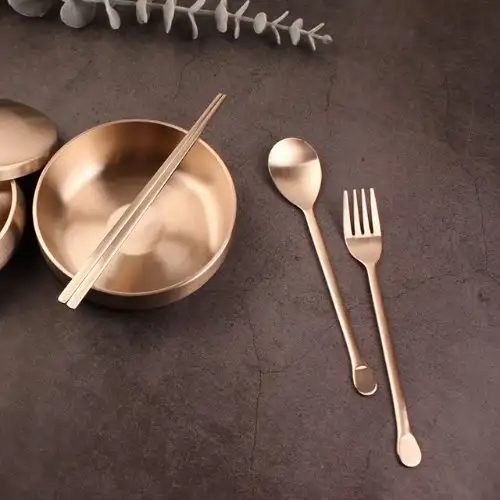 [Myeongseong Yugi] Bangjja Round Children's Spoon