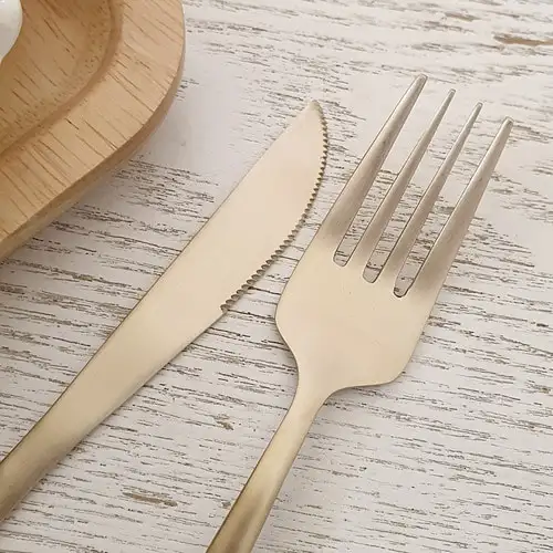 Myeongseong Yugi Luna Western Cutlery 3-Piece Set (Spoon, Fork, Knife) — 4