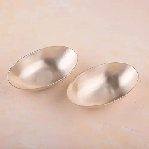 Myeongseong Bangjjayugi Oval Salad Bowl (Small) Half-Moon Bowl Pasta Bowl — 3