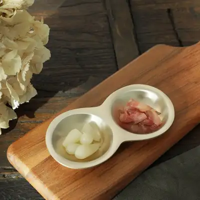 Myungsung Yugi Two-Section Sauce Dish