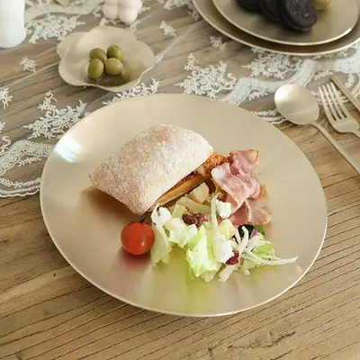 Myeongseong Bangja Round Plate (Large) 24.4cm