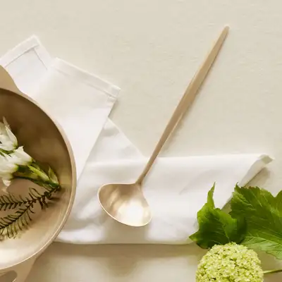 Bangja Yugi Brass Sauce Ladle Small