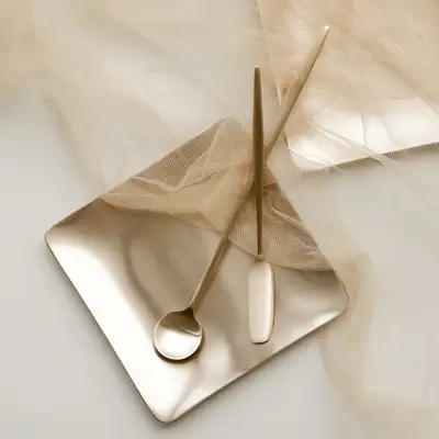 Nottdam Bangja Yugi Long Drink Spoon + Jam Knife Set