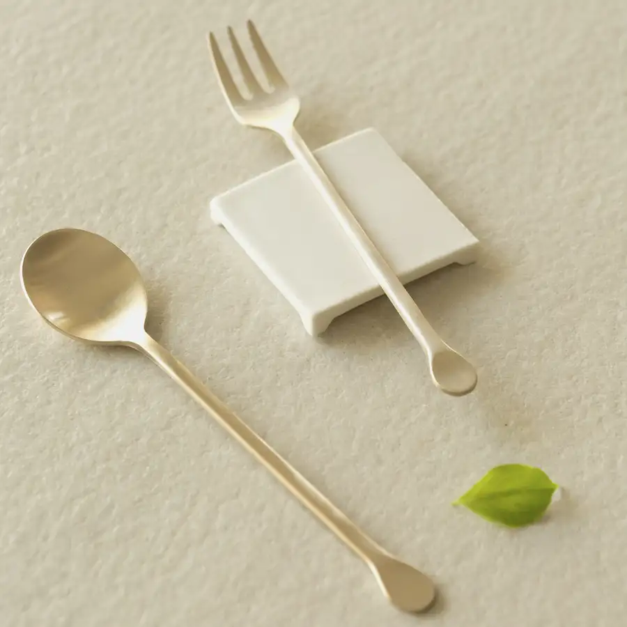 Bangjja Yugi Children's Round Spoon and Fork Set (2P) — 2