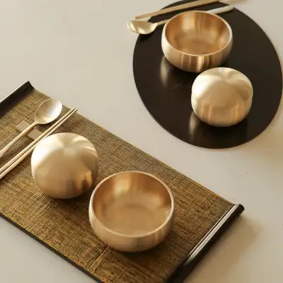 Bangjja Yugi Moon Spoon and Chopsticks Set for 2
