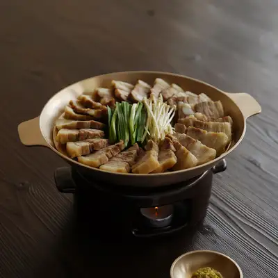 Bangjja Yugi Brass Steamer and Meat Cooker