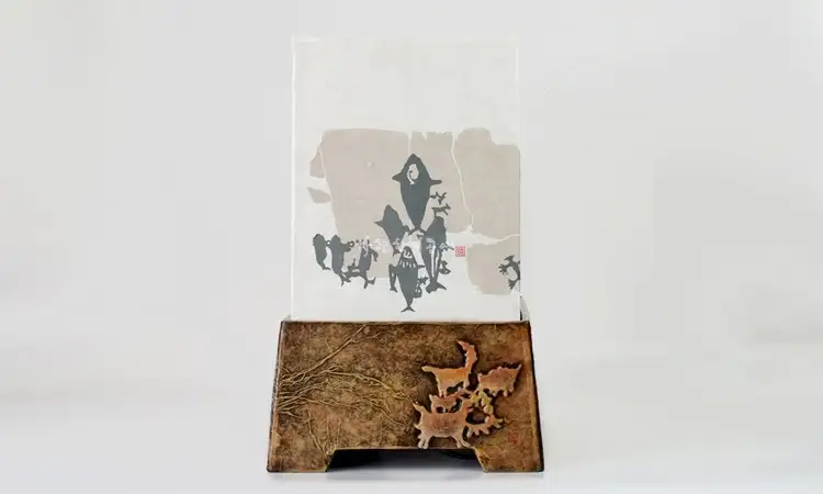 Bangudae Petroglyph Hanji Lantern (Large)