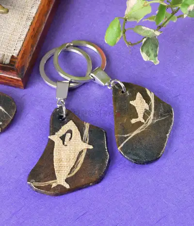 Sambe Rock Carving Keyring