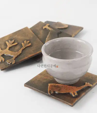 Banggudae Petroglyphs Hanji Coaster