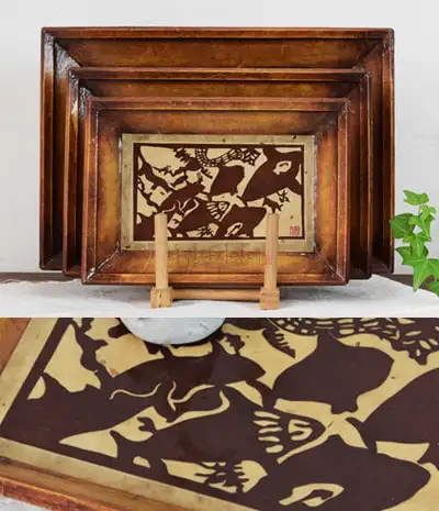 Ulsan Petroglyph Hanji Tray