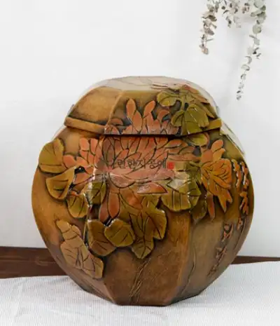 Chrysanthemum Flower Hanji Rice Container 40kg