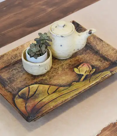 Lotus Pattern Tray