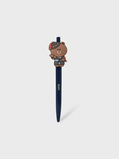 LINE FRIENDS 布朗 旅游者 凝胶笔
