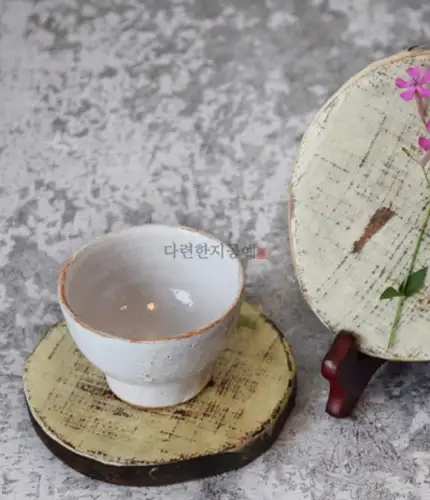 Vintage Hanji Tea Coaster (Round) — 4