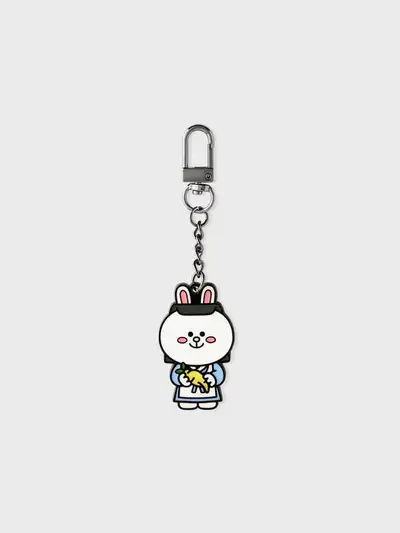 Line Friends 孔尼旅行者金属钥匙扣