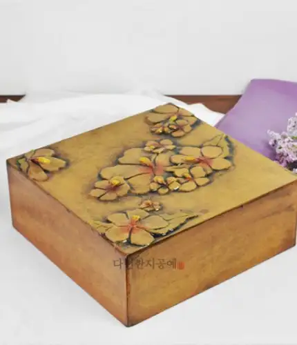 Mugunghwa Flower Sewing Basket