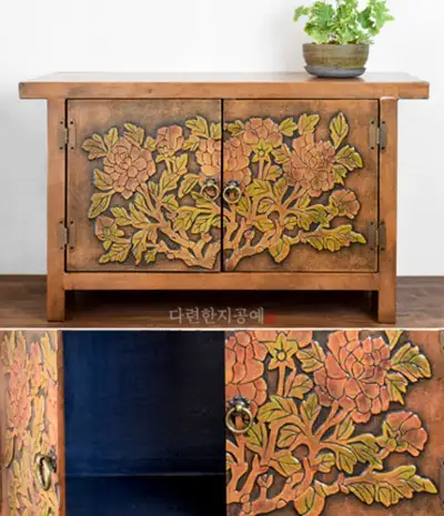 Peony Flower Hair Ornament Chest